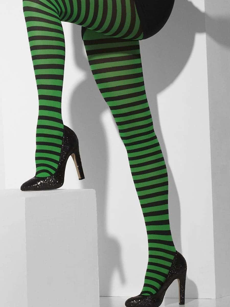Collant Verde e Nero Opaco