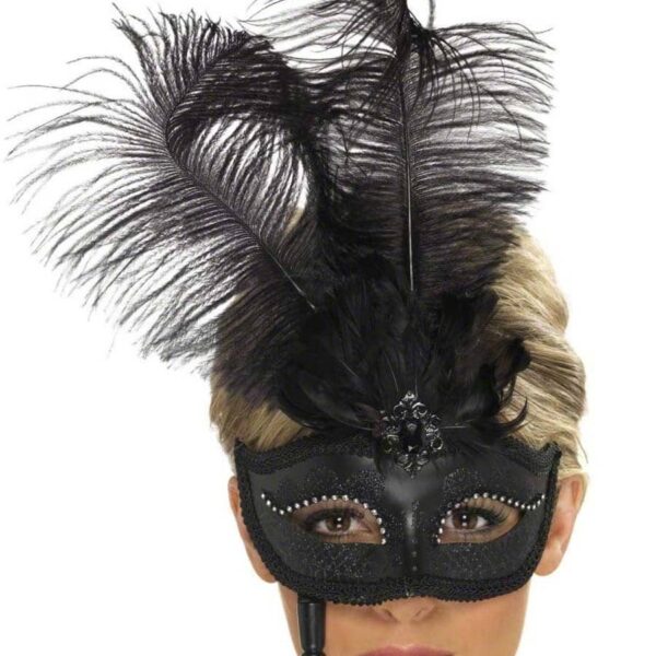 Maschera Barocca Nera
