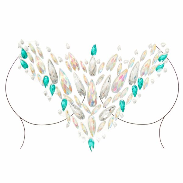 Gioielli adesivi per il corpo Emerald Queen