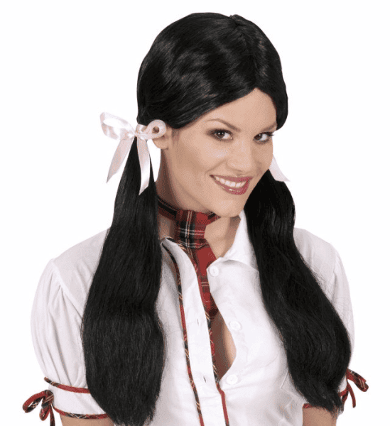 Parrucca da Studentessa Nera