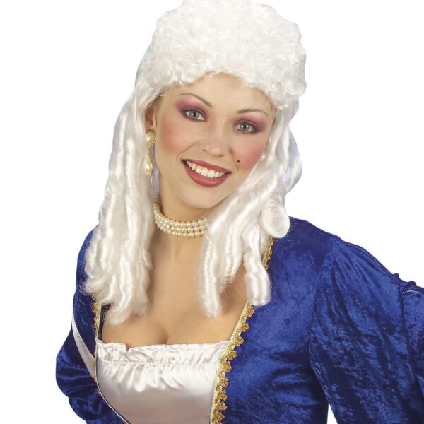 Parrucca Bianca da Donna Coloniale