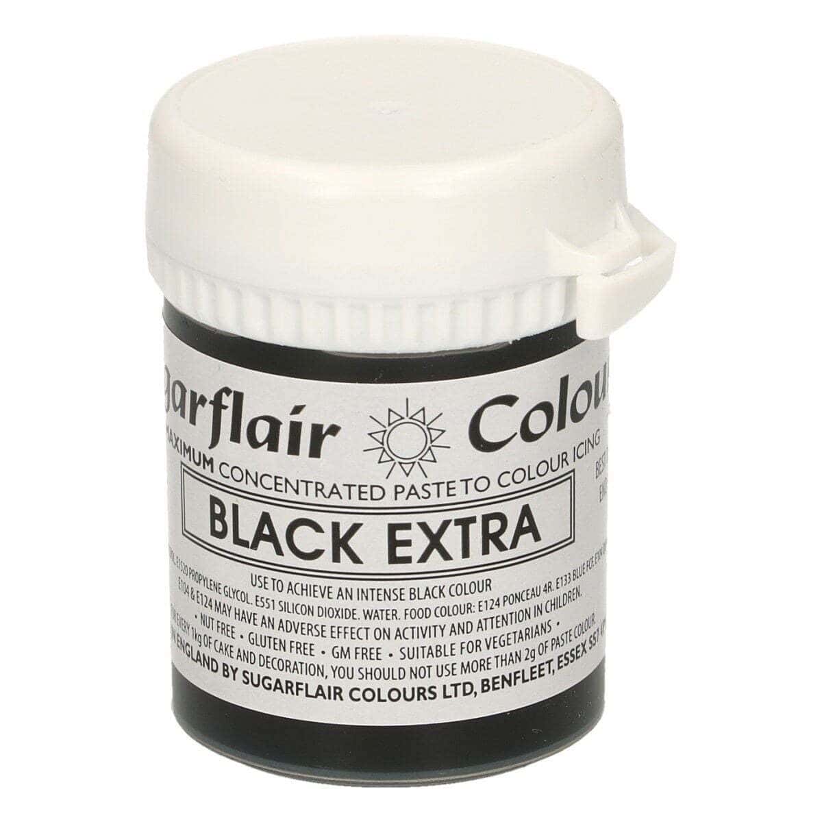 Sugarflair - Colorante Max Concetrato Nero Extra 42 Gr