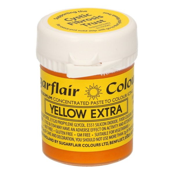 Sugarflair - Colorante Max Concentrato Giallo Extra 42 Gr