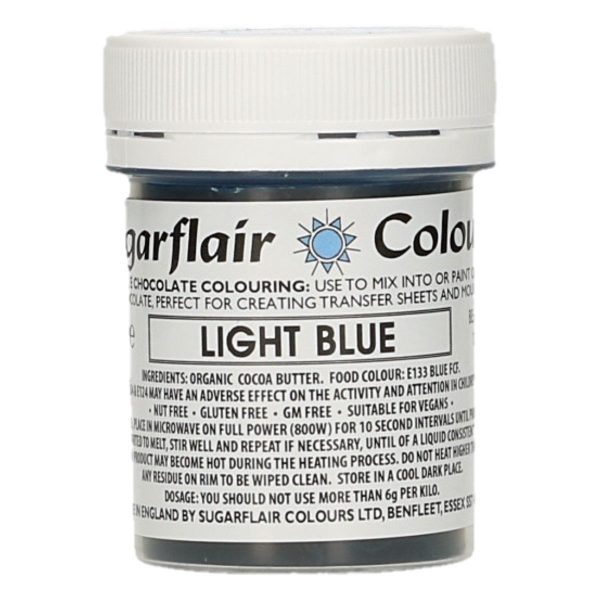 Sugarflair Colorante Blu Chiaro per Cioccolato 35 Gr.