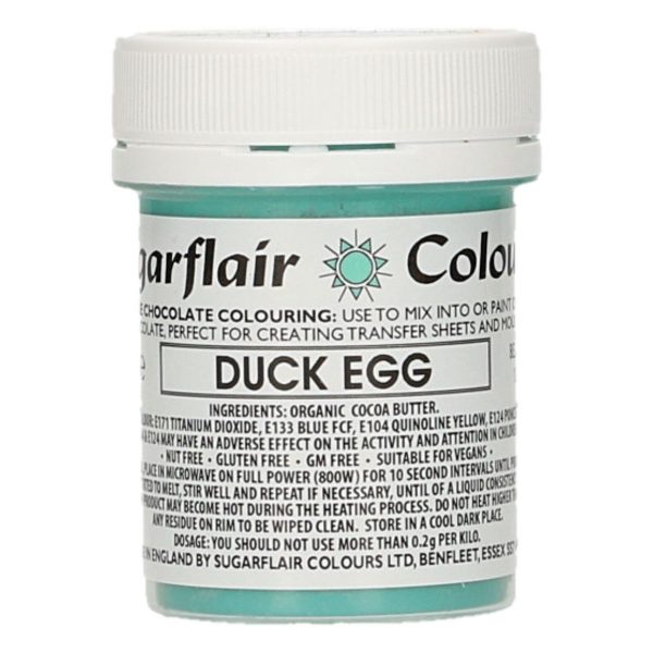 Sugarflair Colorante Uovo D'Anatra per Cioccolato 35 Gr.