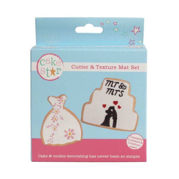Set di Cake Star Dress & Cake Cutters e Texture Mats 5
