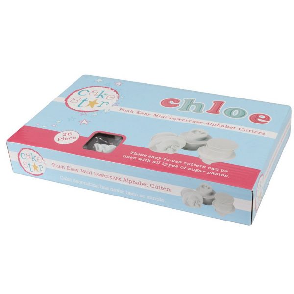Cake Star Tagliapasta Piccoli Espulsione Alfabeto Minuscolo