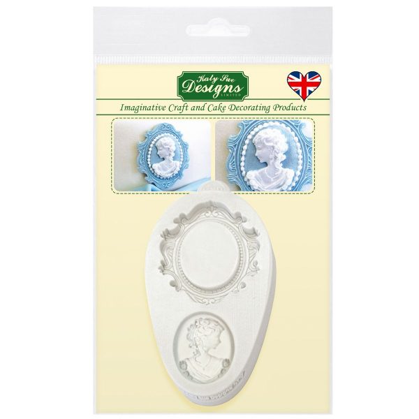 Katy Sue Cornici in Miniatura Stampo Cameo Ovale e Cornice Ovale 2