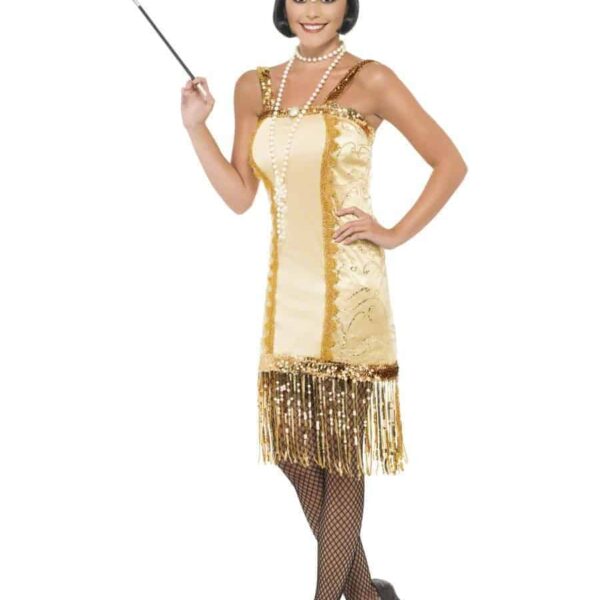 Costume da Charleston Dorato