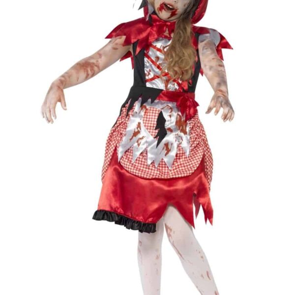 Costume da Cappuccetto Rosso Zombie