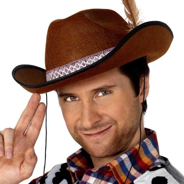 Cappello da Cowboy marrone