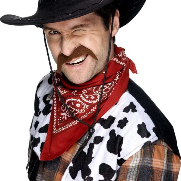 Baffi marroni da CowBoy