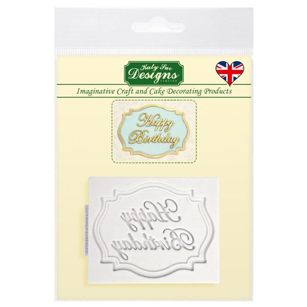 Katy Sue Mini Placca Stampo Buon Compleanno