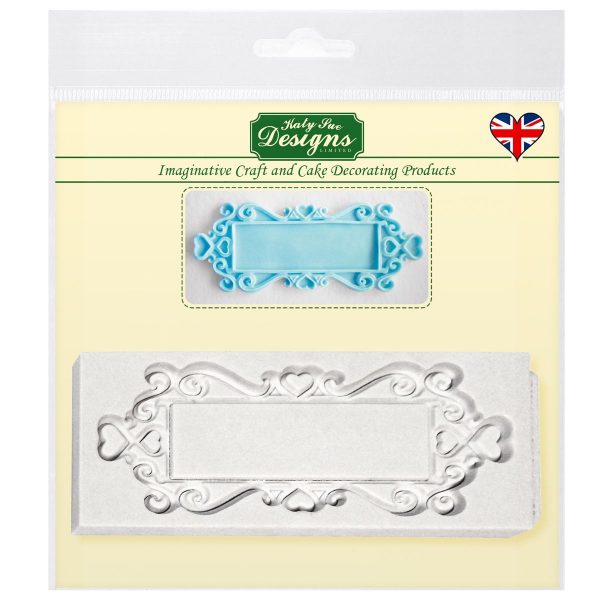 Katy Sue Placca Decorativa con Stampo Cuori Rettangolari