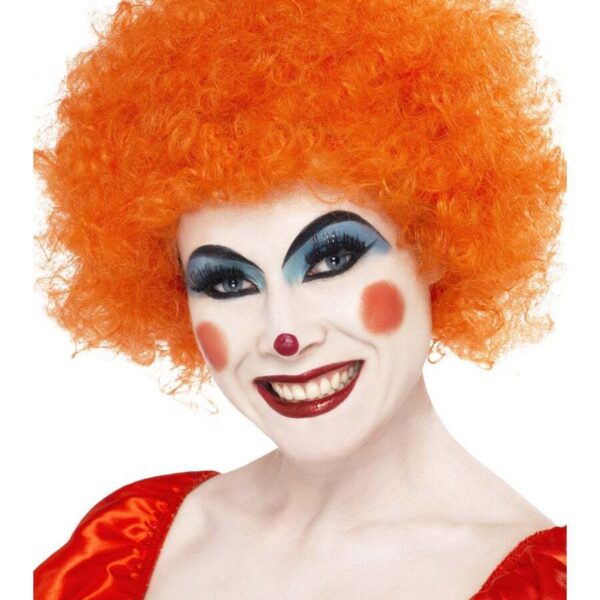 Parrucca da Clown Arancione