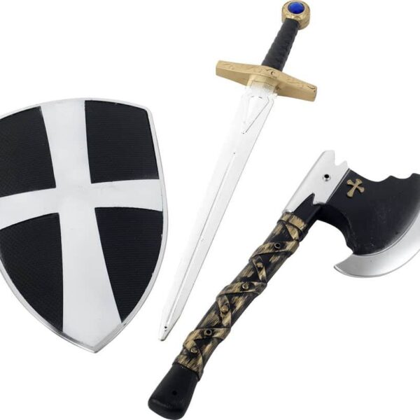 Set scudo ascia e spada