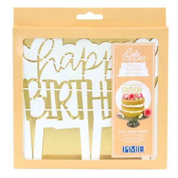 PME Cake Topper Happy Birthday - Moderno