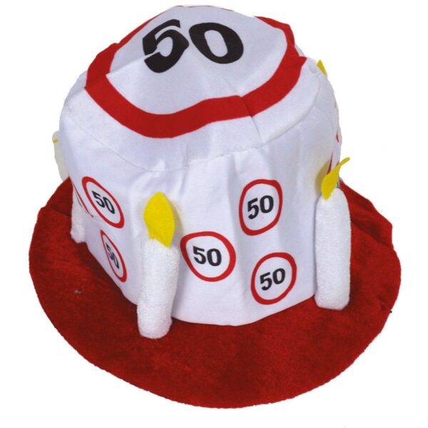 Cappello Compleanno con Numero 50