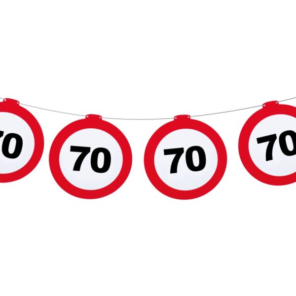 Festone Compleanno Numero Limite 70