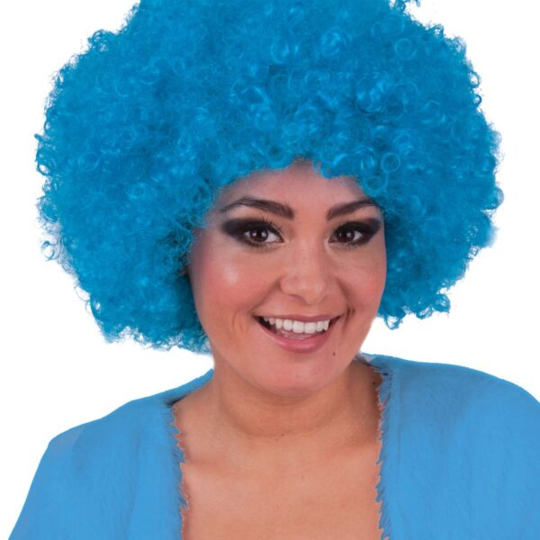 Parrucca Turchese Hippie Afro