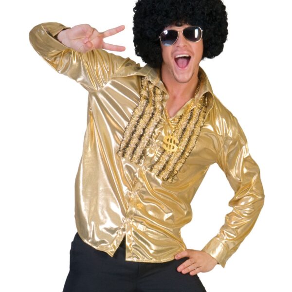 Camicia Oro Disco Anni '70
