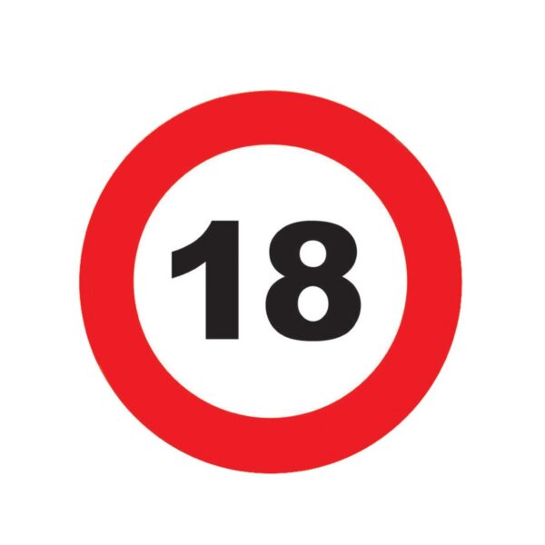 Sottobicchiere Numero Limite 18 Magnetico