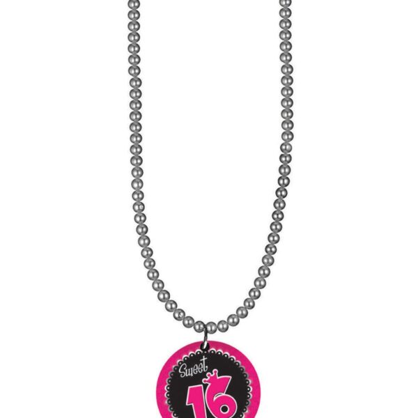 Collana con Medaglione Numero 16