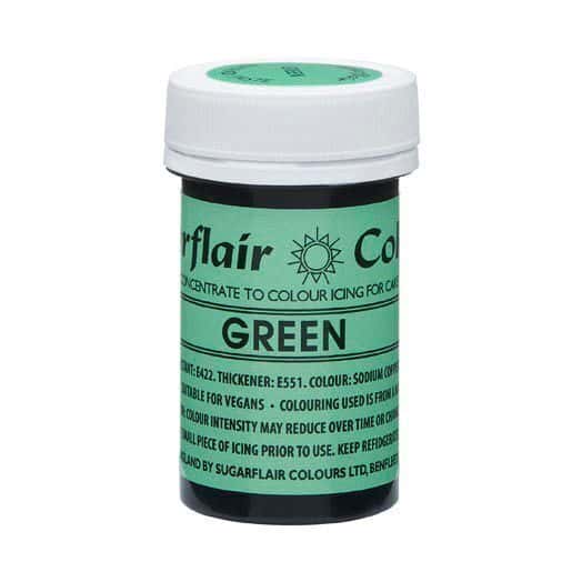 Sugarflair NatraDi Colorante Verde in Pasta Naturale 25 Gr.