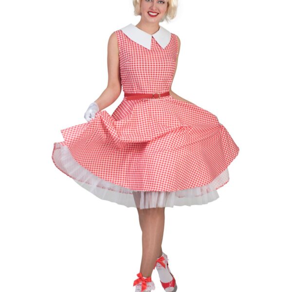 Costume Anni'50 Bianco e Rosso