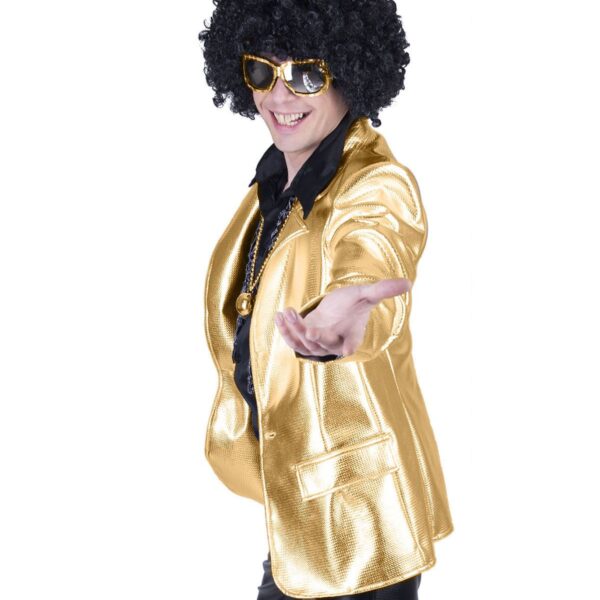 Giacca Oro Lucido Disco