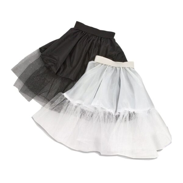 Sottogonna Nera Raso e Tulle