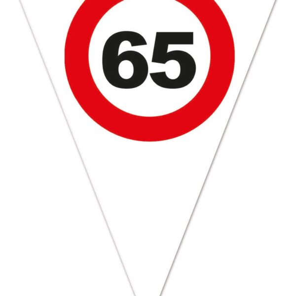 Festone Bandierina Numero Limite 65