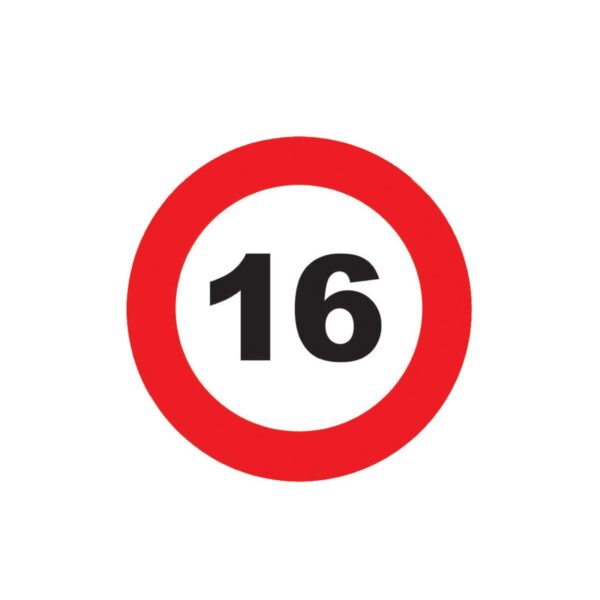 Sottobicchiere Numero Limite 16 Magnetico