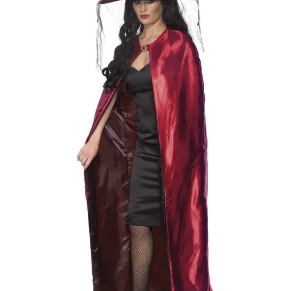 Mantello Reversibile Rosso e Nero