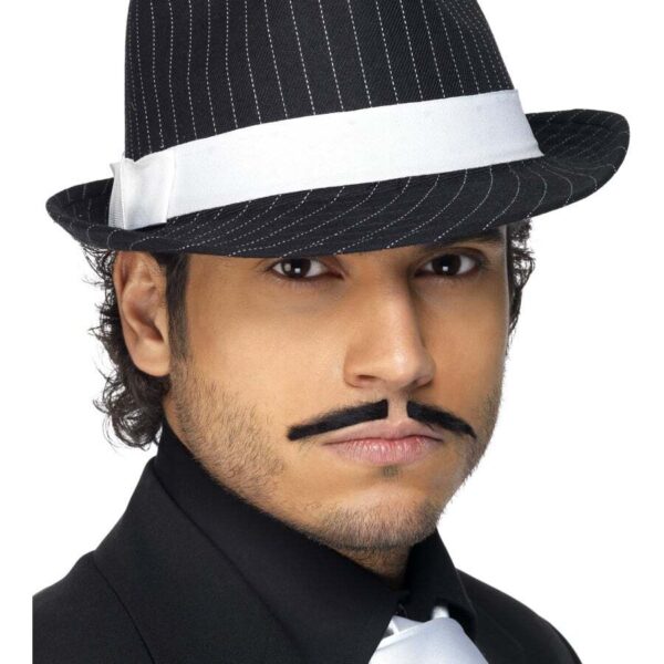 Cappello da Gangster nero gessato