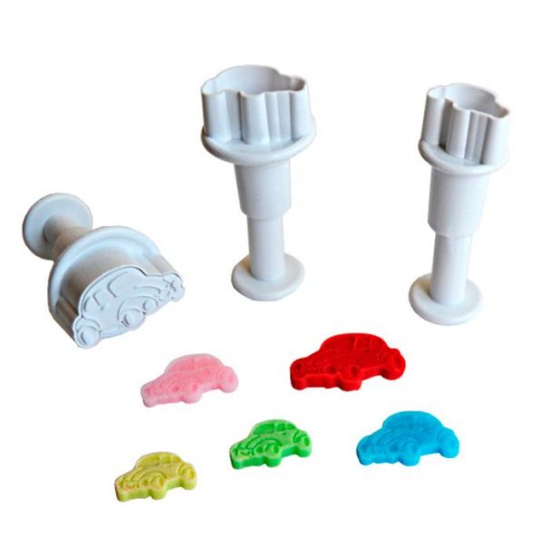 Dekofee Mini Stampini a Espulsione Auto Set 3pz
