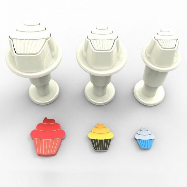 Dekofee Stampini a Stantuffo Mini Cupcake Set 3