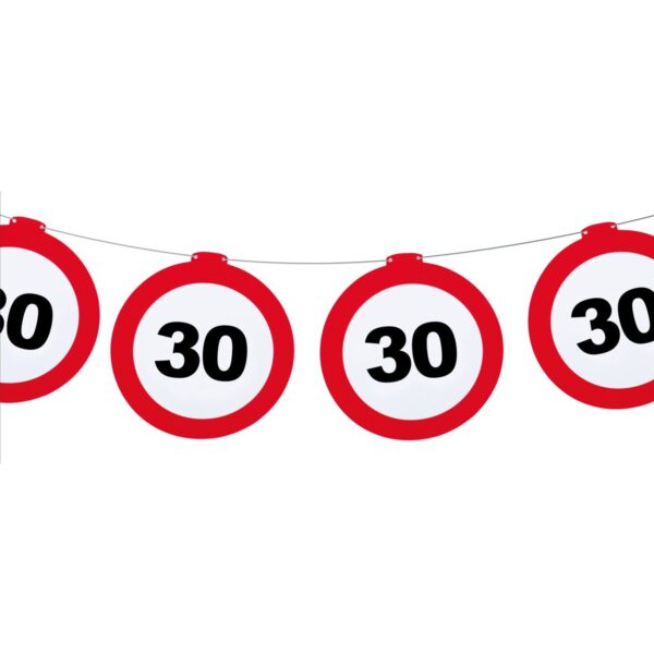 Festone Compleanno Numero Limite 30
