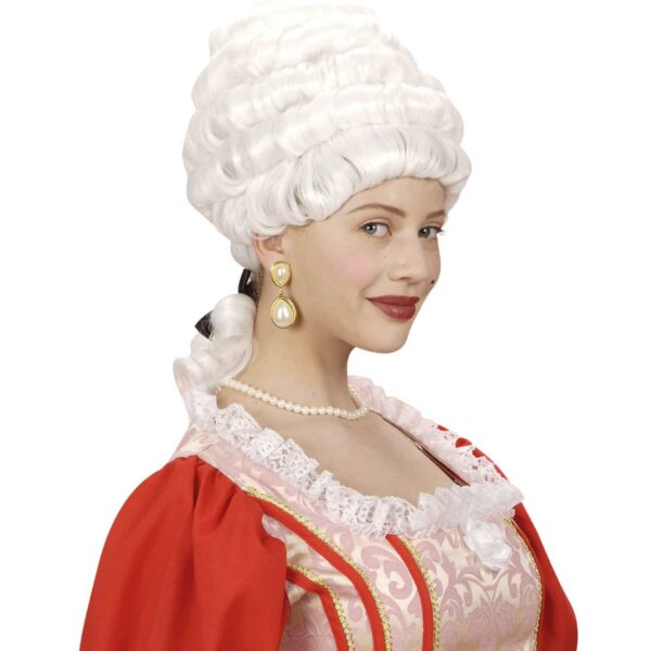 Parrucca Bianca da Regina Elisabetta