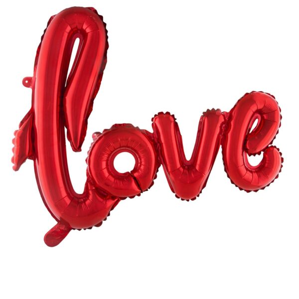 Palloncino Mylar Scritta Love Colori Assortiti