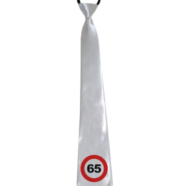 Cravatta Bianca Numero Limite 65