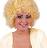 Parrucca Bionda Hippie Afro
