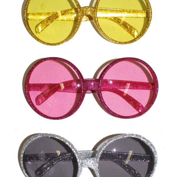 Occhiali Disco Power Glitter Colori Assortiti