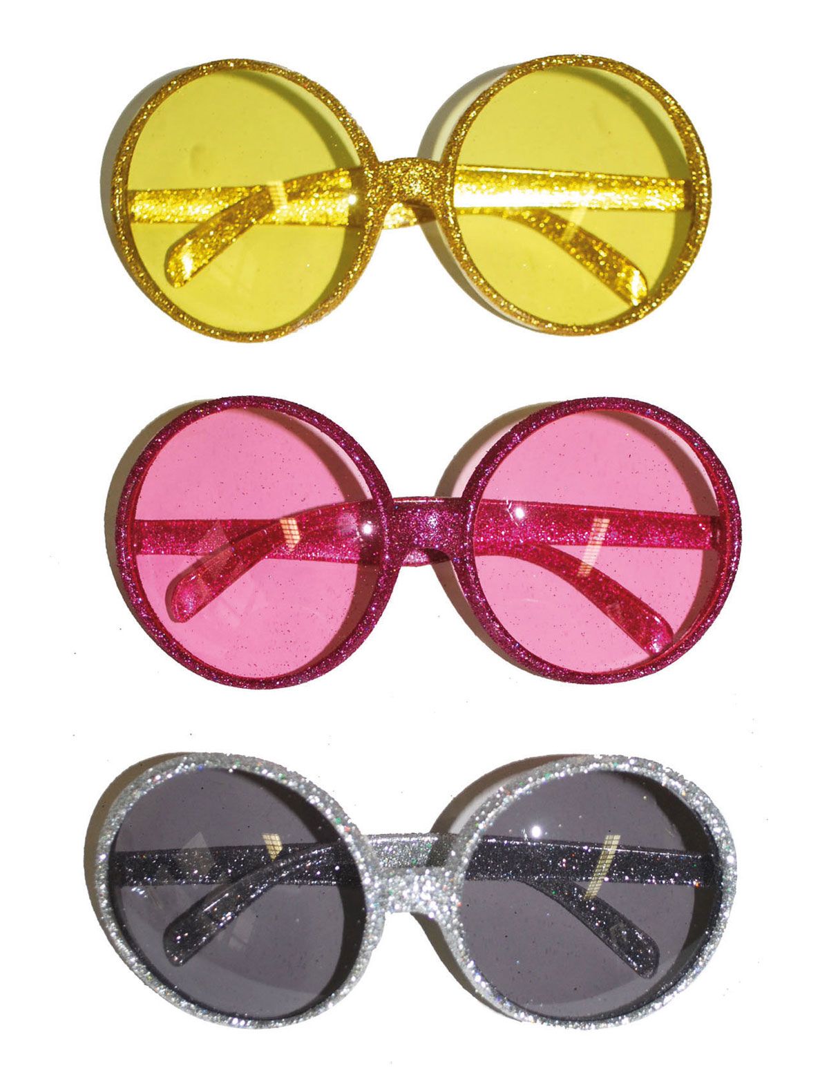 Occhiali Disco Power Glitter Colori Assortiti - Fantaparty.it