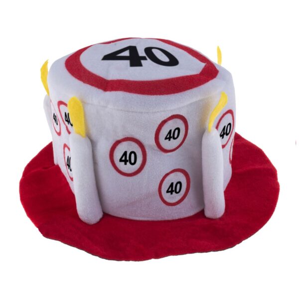 Cappello Compleanno con Numero 40