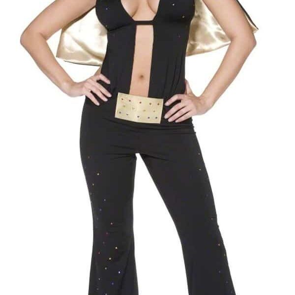 Costume da Elvis " Viva Las Vegas" Nero Sexy