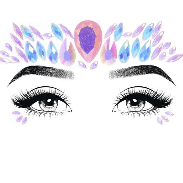 Gioielli adesivi per il viso Iridescent Dream