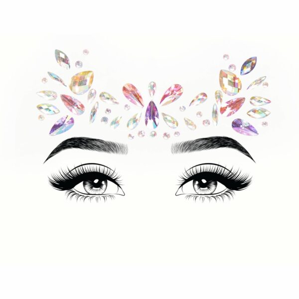 Gioielli adesivi per il viso Sparkling Diamonds