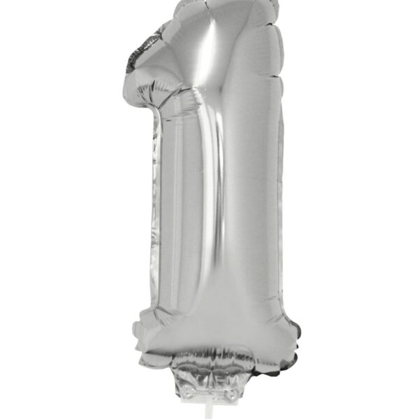Numeri in Mylar Argento da 40 Centimetri