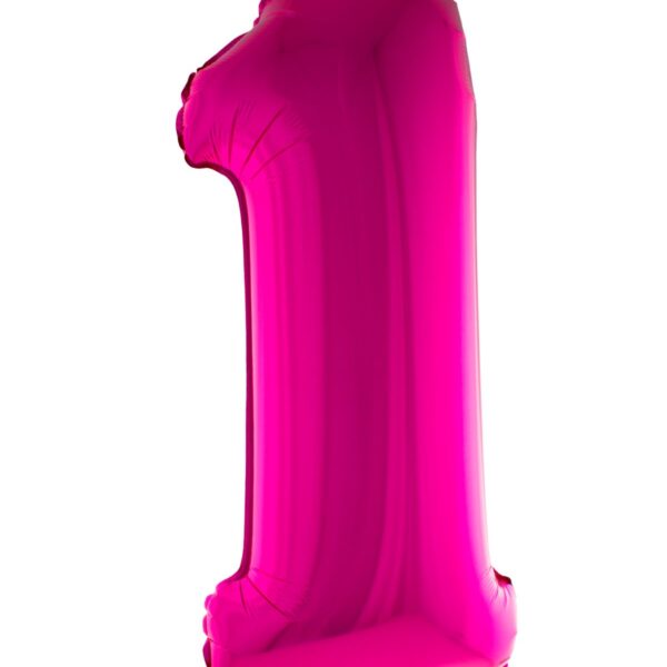 Numeri Giganti in Mylar Fucsia da 1 Metro
